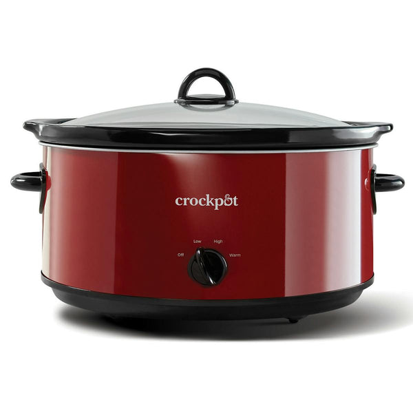 Crock-Pot® Manual 8-Quart Slow Cooker, Red Polished — Product Details | Crockold 5A07